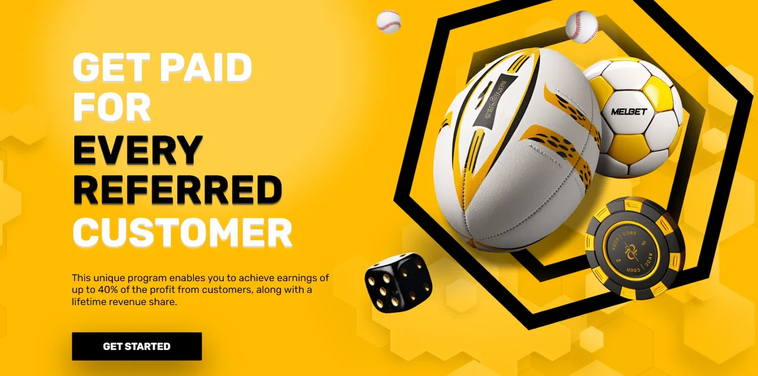 Join Melbet Partners to earn up to 40% commission for every referred customer.